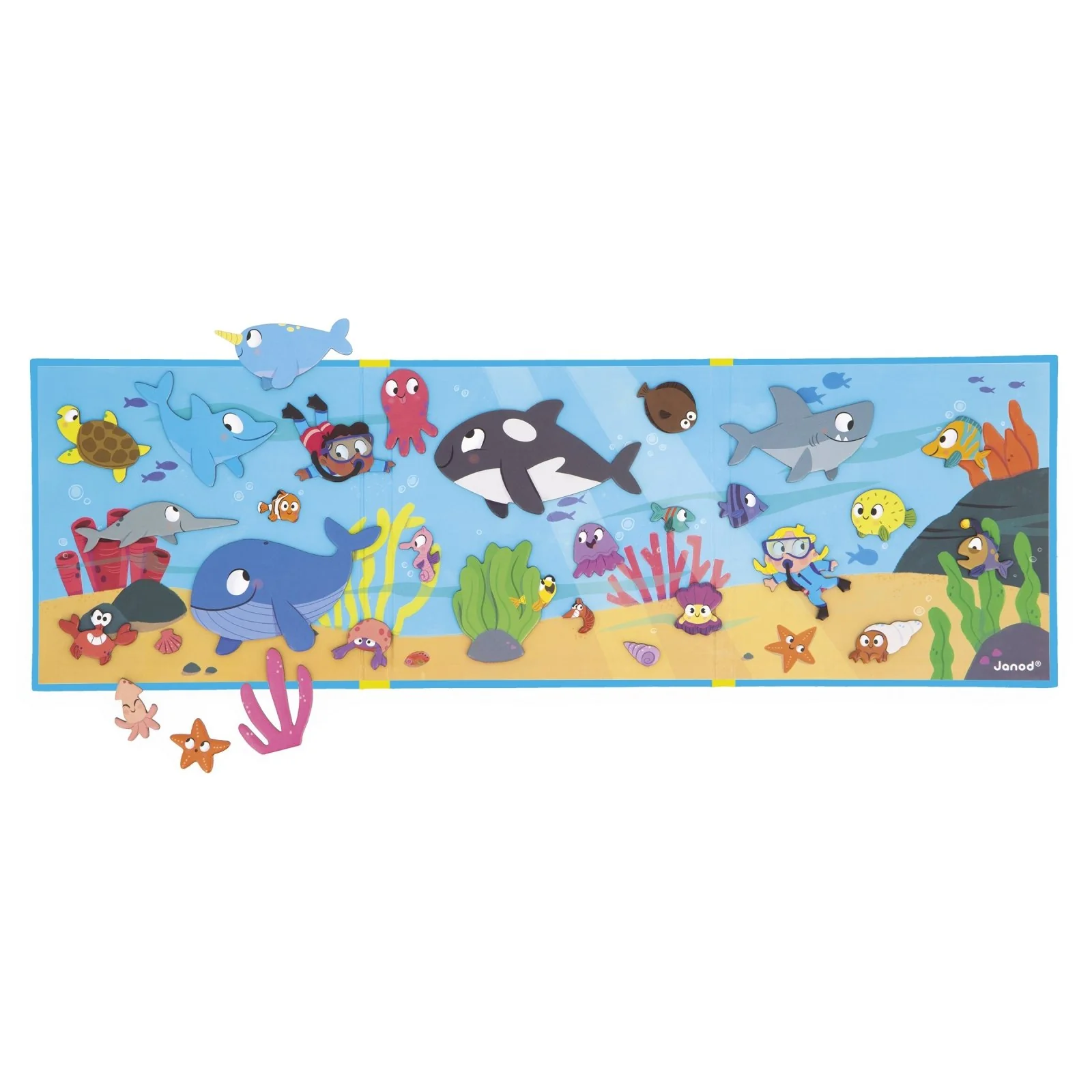 ¡JUEGO MAGNÉTICO MAGNETI'STORIES JANOD ·EL FONDO MARINO· - Imagen 4